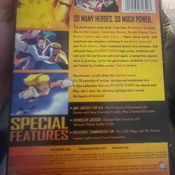 Justice League Unlimited Volume one DC Comics Classic Collection DVD Series - Picture 4 of 5